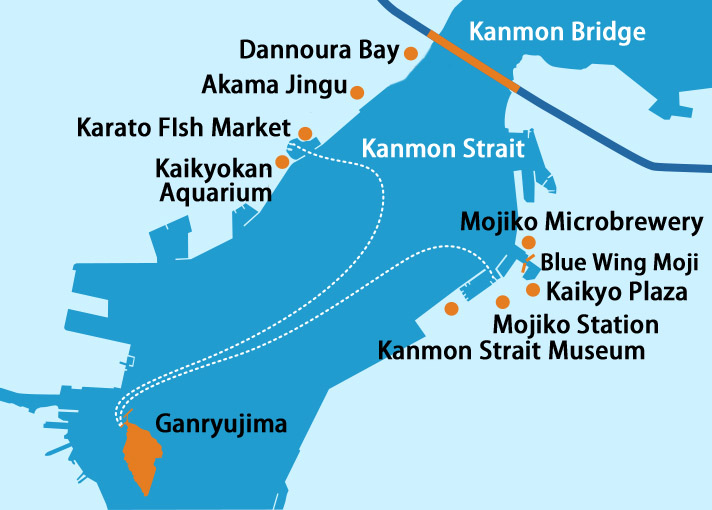 航路のルート図