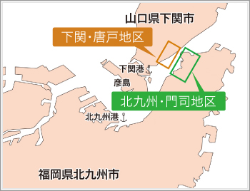 周辺観光案内略図